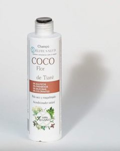 Champú de aceite de coco y flor de Tiaré